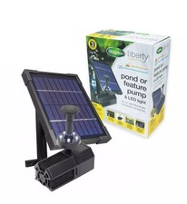 BLAGDON LIBERTY 200 POND PUMP LED LIGHT SOLAR BATTERY POWERED FEATURE FOUNTAIN