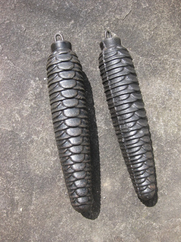 Pair vintage cast metal - of,