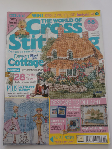 World cross stitch - world,