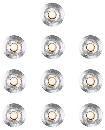 Minisun 15mm warm white led - white,