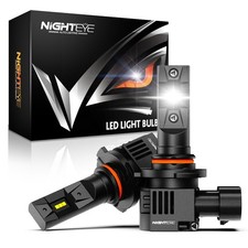 Nighteye 9006 HB4 80W 22000LM LED Headlight Bulbs Conversion Kit Xenon HID White