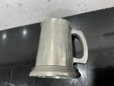 Glass Bottom 1/2 Pint Pewter