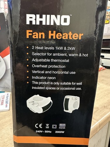 Rhino h02073 2000 - rhino, fan