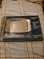 Vintage Stainless Steel Butter
