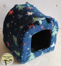 Hunty's cosy 9"  Hanging Igloo hammock/sofa,cube bed,Chin,ferret,rat, Etc. Xmas