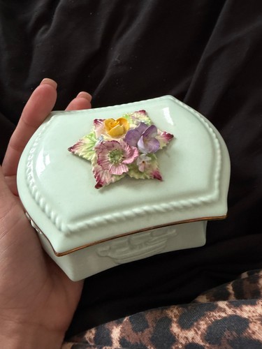 Radnor bone china trinket box - china,