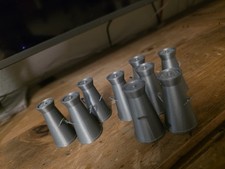Garden railway milk churns x12