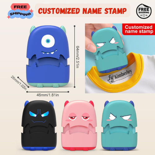 Custom name stamp self inking - name,