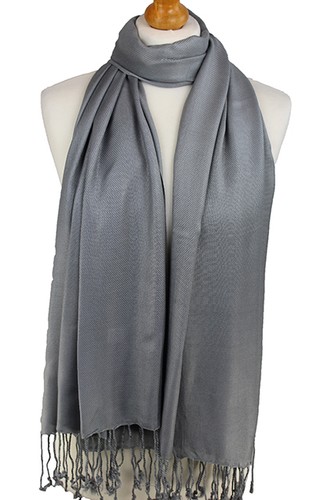 Pashmina plain scarf shawl - ,