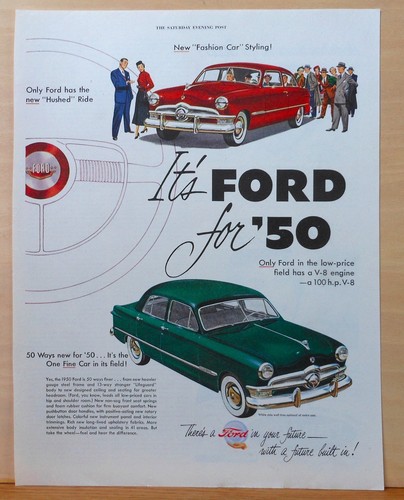 1950 magazine for - ad, ford