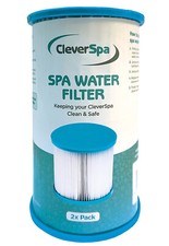 CleverSpa Hot Tub Water Filter - 2 Pack - Screw On - Genuine