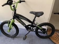 Used avigo dragon 16" Wheel Small Frame Boys Kids Bike Age 4+ green black bmw