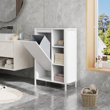 White Laundry Box Wooden