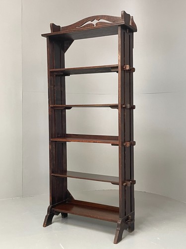 Antique open bookcase - antique,