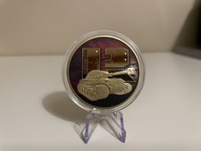 The Tank Museum Konigstiger Tiger Series -  24 ct Gold Plated Coin - R