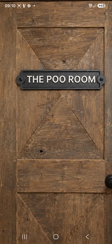 Cast iron sign plaque - cast,