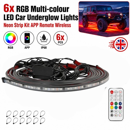 6pcs rgb led strip dynamic - 6pcs,