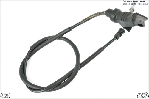 Clutch cable with - cable, rubber