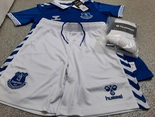 Official Hummel Everton Junior Kid's Home Full Kit 2023/24