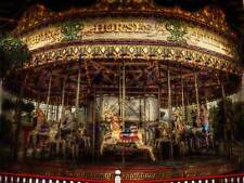 Photography Composition Fairground Carousel Motion Art Print Poster 12x16 In