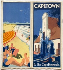 Original Vintage Travel Brochure CAPETOWN -SOUTH AFRICA -ART DECO -DESIGN- 1930s
