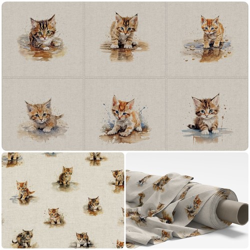 Cute kittens cushion panels - cute,