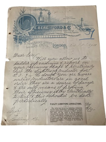 1903 billhead invoice - billhead/invoice-, e