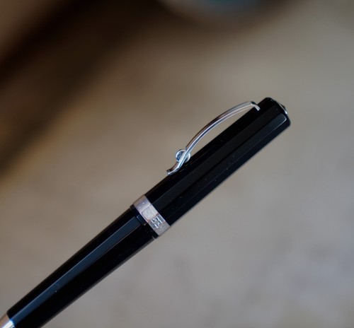 Omas paragon black resin - black, &
