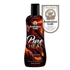 Australian Gold Pure Heat 250ml Sunbed Tan Cream Tanning Lotion