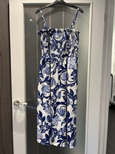 Ladies H&M Blue Maxi Dress Size UK XL