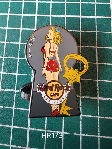 Hard rock cafe pin - rock, las