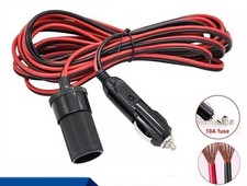 New 5M Car Cigarette Lighter 12V Extension Cable Adapter Socket Charger Lead UK