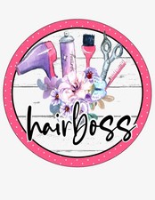 Hairboss round metal wreath - round,