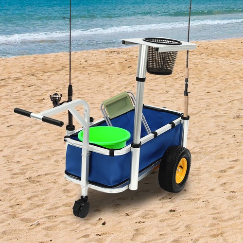 Aluminum beach fishing - beach, cart