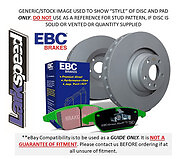 EBC Front Discs Greenstuff Pads for Mercedes C250 TD Estate S204 Sport Pk 08>15
