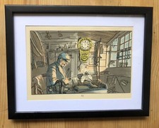 Edward Bawden Lithograph, The Saddlers￼ Shop 1949 Framed Life In English Village