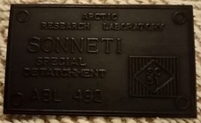 Sonneti SC51 Clothing Badge Logo for Coat Jacket Winter Metal Badge 