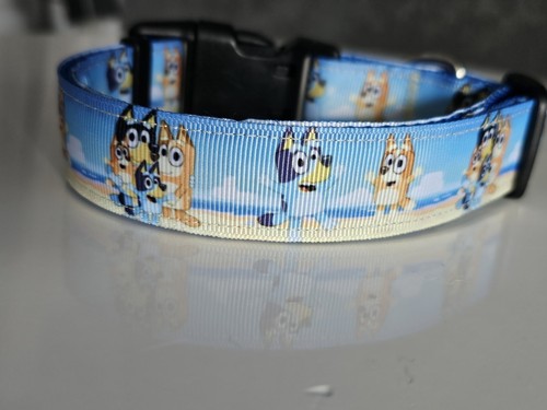 Handmade adjustable dog collar - dog,