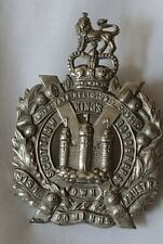King's Own Scottish Borderers Cap Badge QC WM 2 Lugs ANTIQUE Original