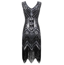 V-neck 1920's Dress Great