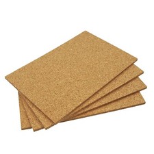 Cork Wall Tiles 1 x Pack of 4