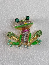 Cute Crystal Rhinestone Frog