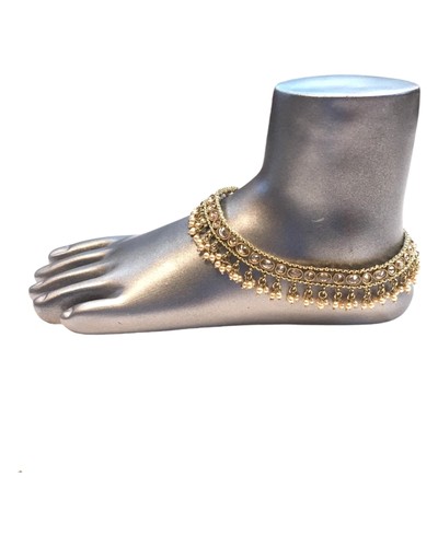Antique ankle chain payal - antique,