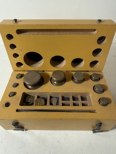 Vintage metric brass balance - vintage,