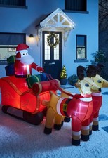 Outdoor Inflatable Santas