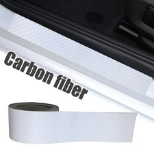 Carbon Fiber White Car Door
