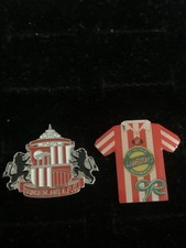 Pair Of Sunderland Fc Badges 