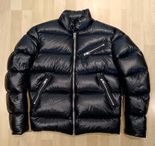 JUST CAVALLI Womens Duck Down Fill Puffer Padded Jacket BLK Size IT 48 UK 14-16