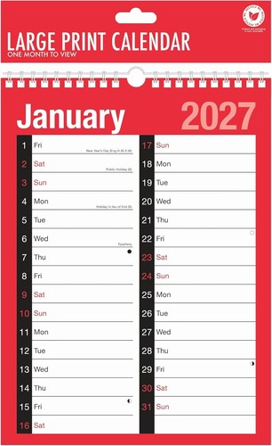 Sturdy 2027 monthly wall - sturdy,