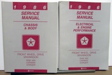 1986 Dodge Caravan & Plymouth